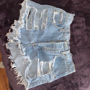 Carmar denim shorts
